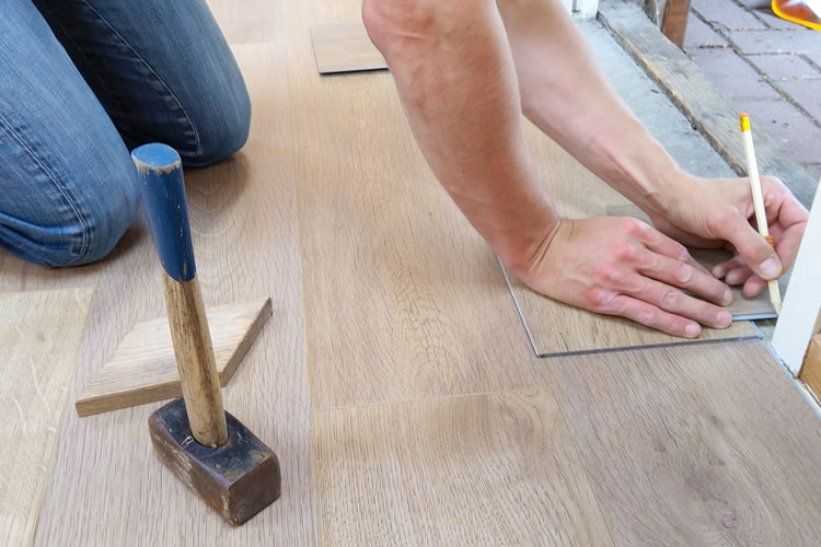 Wood floor installer